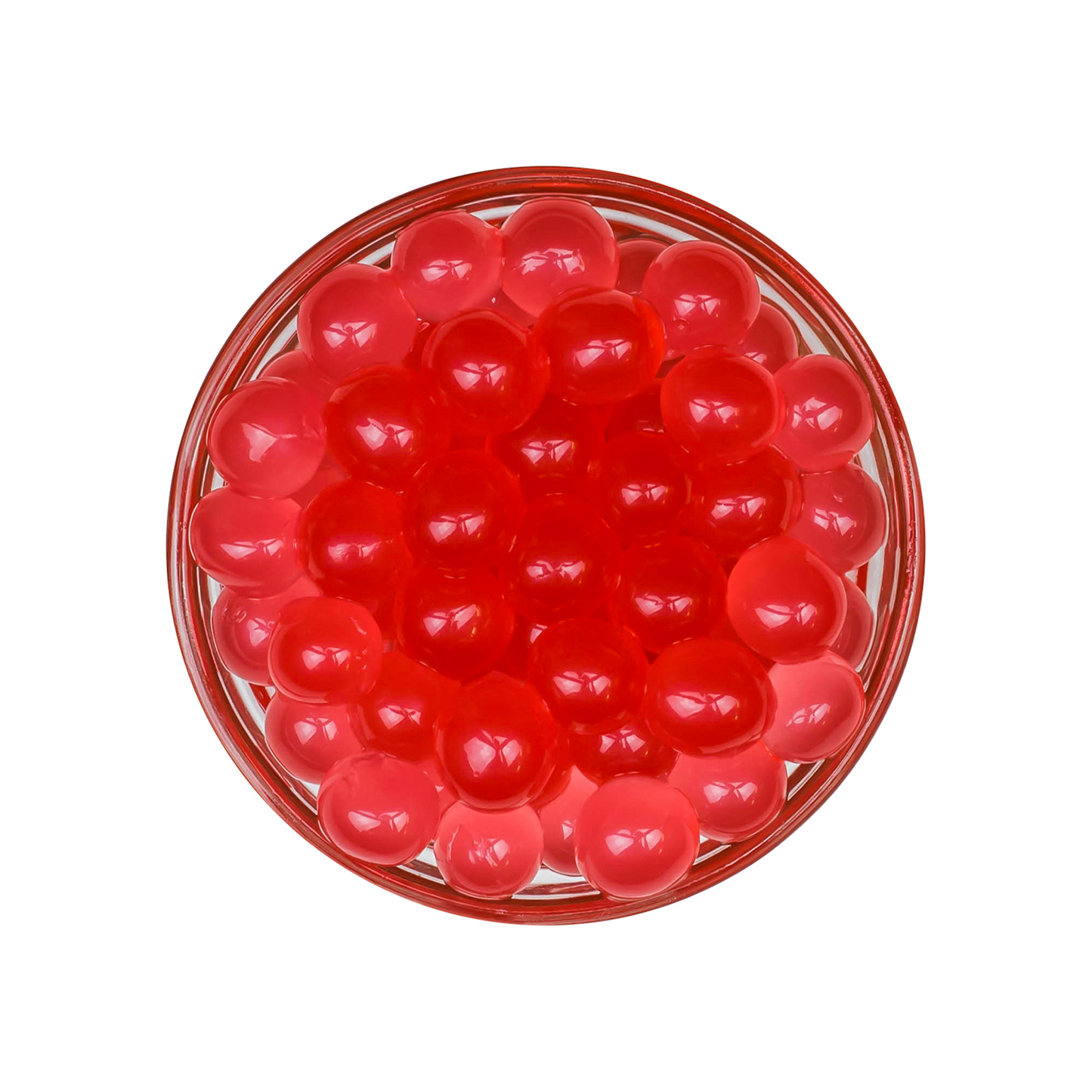 Tea Zone Strawberry Popping Pearls (7 lbs) Case Of 4