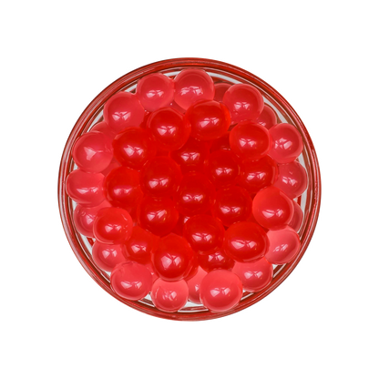 Tea Zone Strawberry Popping Pearls (7 lbs) Case Of 4