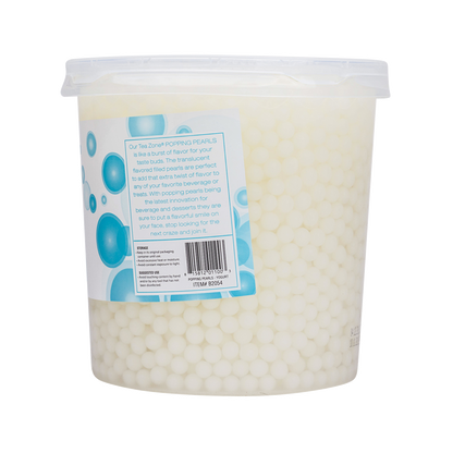 Tea Zone Yogurt Popping Pearls (7 lbs) case of 4