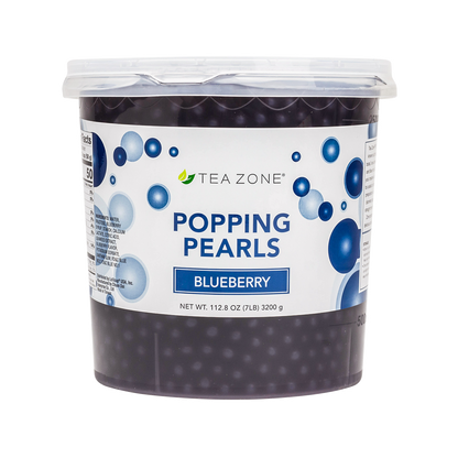 Tea Zone Blueberry Popping Pearls (7 lbs) Case of 4