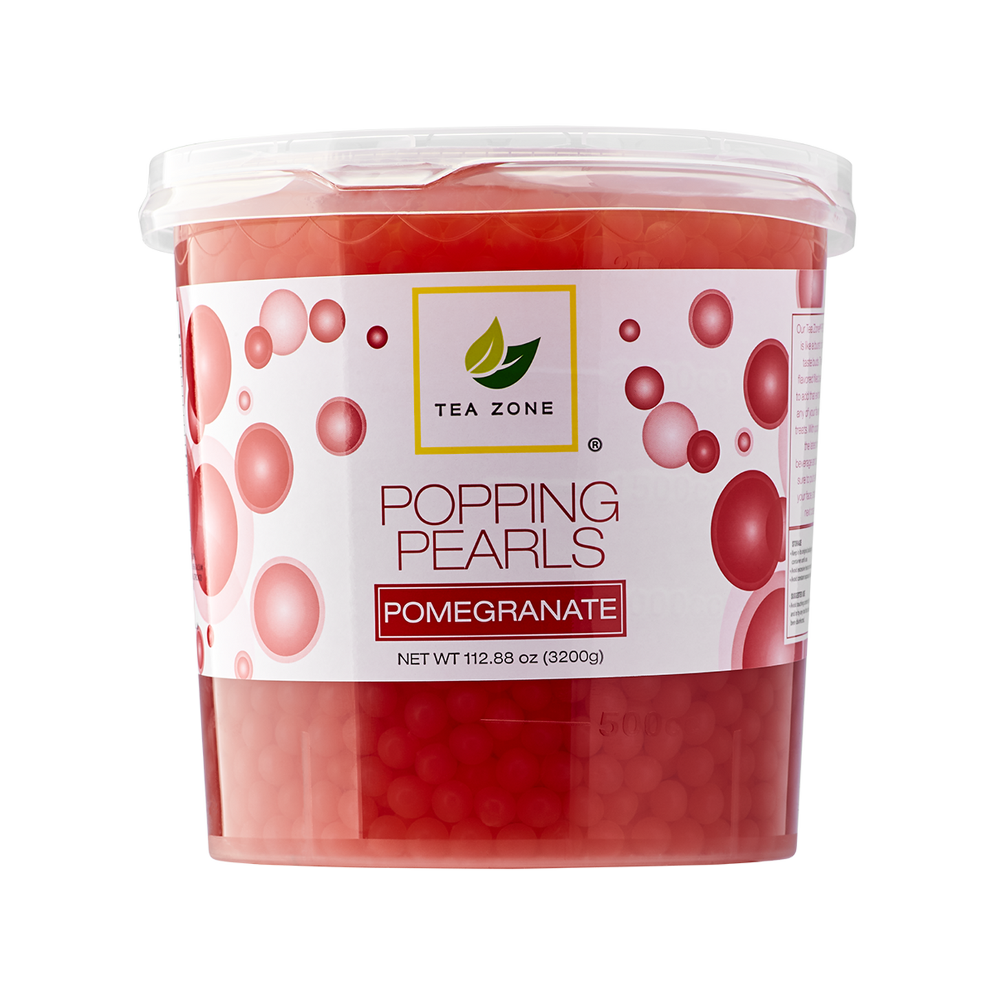 Tea Zone Pomegranate Popping Pearls (7 lbs) Case of 4 B2062