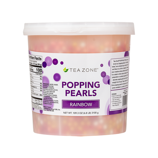 Tea Zone Rainbow Popping Pearls (6.8 lbs) Case of 4 B2070