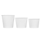 Karat 170oz Food Buckets with Paper Lids (223mm) - 150 ct