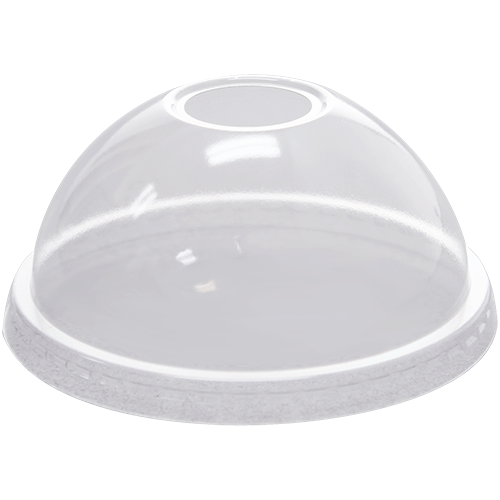 Karat 92mm PET Plastic Dome Lids - 1,000 ct