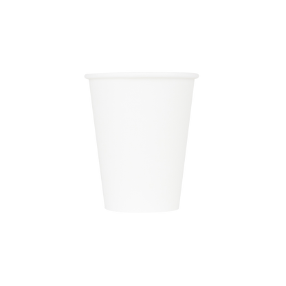 Karat 8oz Paper Hot Cups - White (80mm) - 1,000 ct