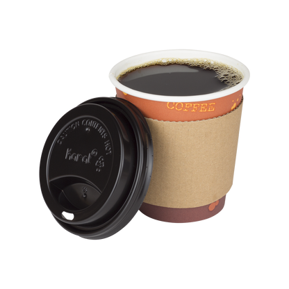 Karat 10oz Paper Hot Cups - Coffee (90mm) - 1,000 ct