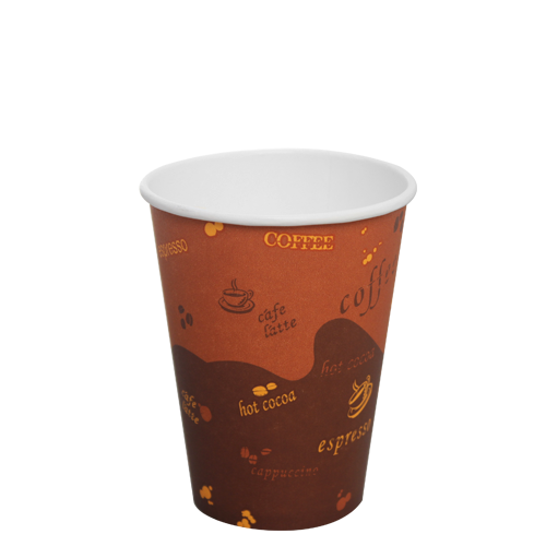Karat 12oz Paper Hot Cups - Coffee (90mm) - 1,000 ct