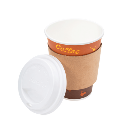 Karat 12oz Paper Hot Cups - Coffee (90mm) - 1,000 ct