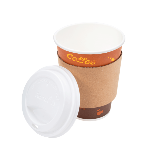 Karat 12oz Paper Hot Cups - Coffee (90mm) - 1,000 ct