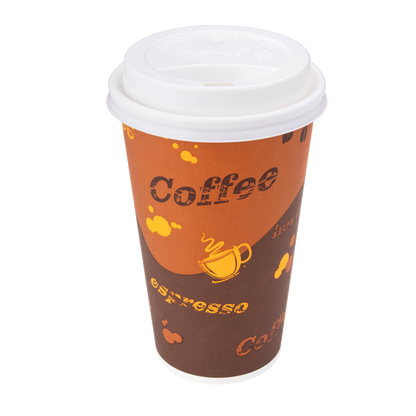 Karat 16oz Paper Hot Cups - Coffee (90mm) - 1,000 ct