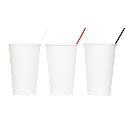 Karat 16oz Paper Hot Cups - White (90mm) - 1,000 ct