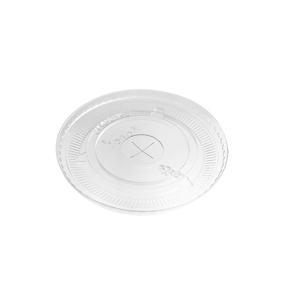 Karat 107mm PET Plastic Flat Lids - 500 ct