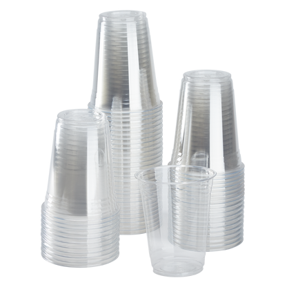 Kingston 16oz PET Plastic Cold Cups (98mm) - 1,000 ct