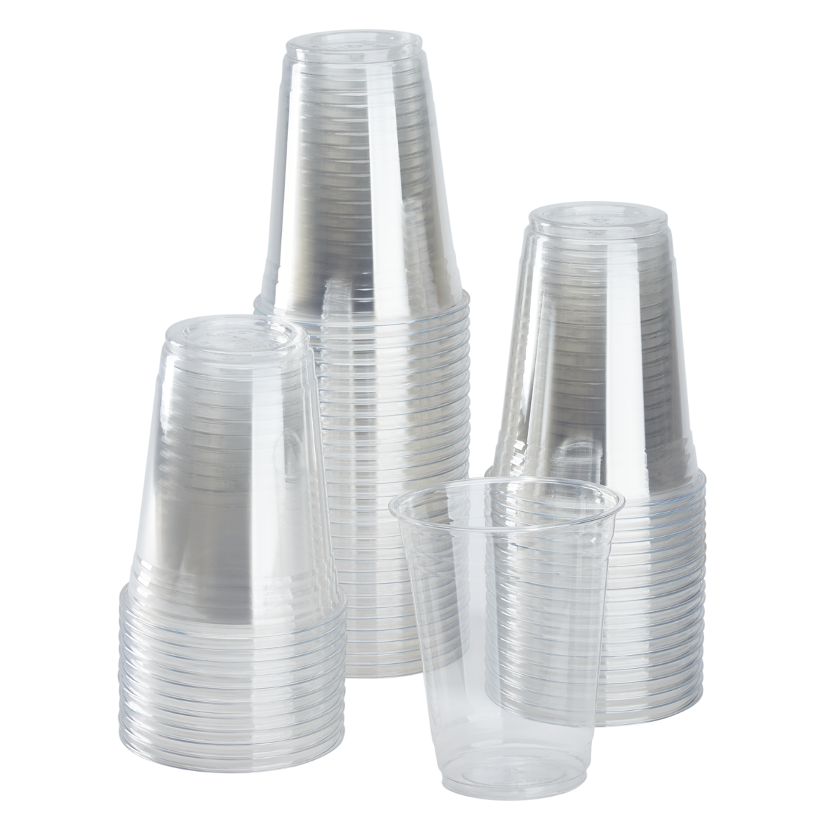 Kingston 16oz PET Plastic Cold Cups (98mm) - 1,000 ct