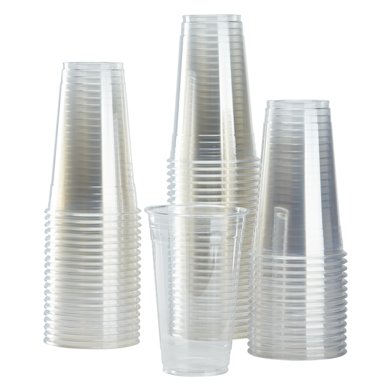 Kingston 24oz PET Plastic Cold Cups (98mm) - 600 ct