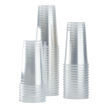 Kingston 32oz PET Plastic Cold Cups (107mm) - 500 ct