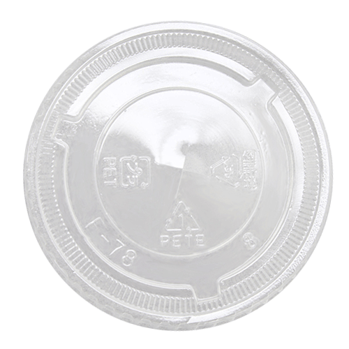 Karat 78mm PET Plastic Flat Lids - 1,000 ct