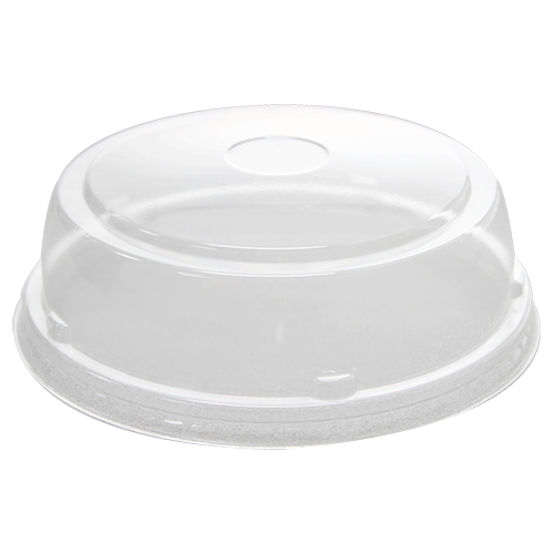 Karat 24-32oz PET Plastic Food Container Straight Dome Lids (142mm) - 600 ct