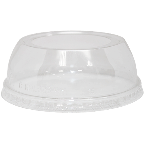 Karat 98mm PET Plastic Dome Lids - Wide Opening - 1,000 ct