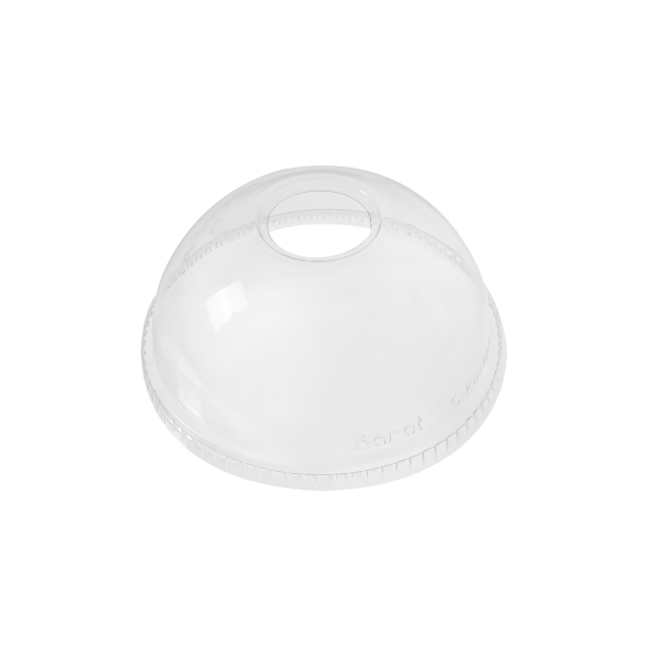 Karat 98mm PET Plastic Dome Lids - 1,000 ct