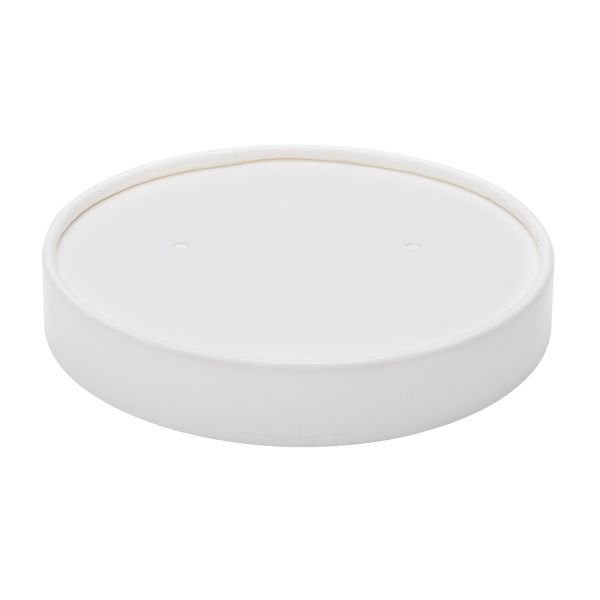 Karat Paper lid for 6-16 oz Gourmet Paper Cold/Hot Food Containers - 1,000 ct