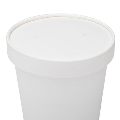 Karat Paper lid for 6-16 oz Gourmet Paper Cold/Hot Food Containers - 1,000 ct