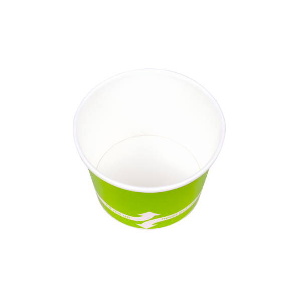 Karat 16oz Paper Food Containers - Green (112mm) - 1,000 ct