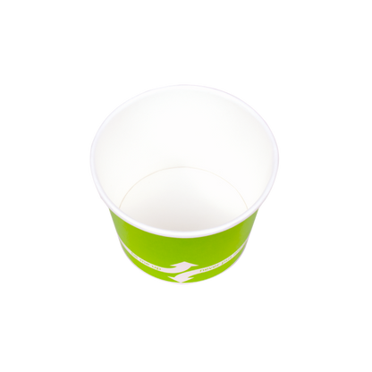 Karat 16oz Paper Food Containers - Green (112mm) - 1,000 ct