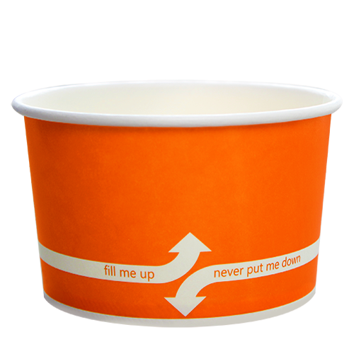 Karat 20oz Food Containers - Orange (127mm) - 600 ct, C-KDP20 (ORANGE)