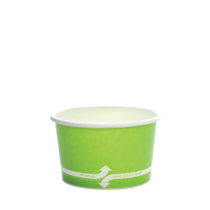 Karat 4oz Food Containers - Green (76mm) - 1,000 ct, C-KDP4 (GREEN)