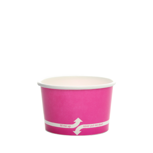 Karat 4oz Food Containers - Pink (76mm) - 1,000 ct, C-KDP4 (PINK)