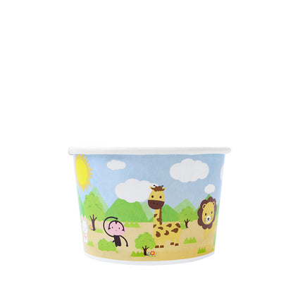 Karat 4oz Food Containers - Safari (76mm) - 1,000 ct, C-KDP4 (Safari)