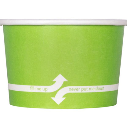 Karat 4oz Food Containers - Green (76mm) - 1,000 ct, C-KDP4 (GREEN)