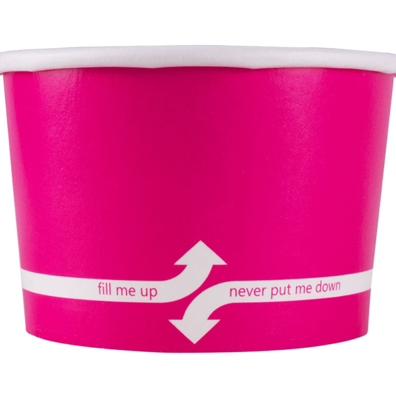 Karat 4oz Food Containers - Pink (76mm) - 1,000 ct, C-KDP4 (PINK)