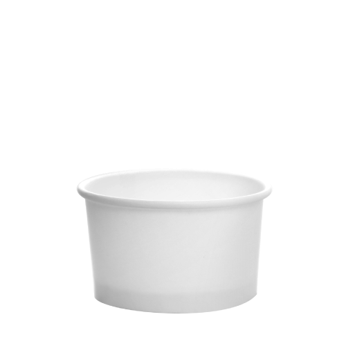 Karat 5oz Food Containers - White (87mm) - 1,000 ct, C-KDP5W