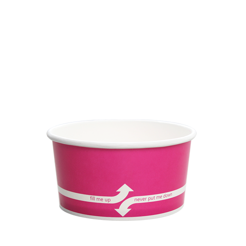 Karat 6oz Food Containers - Pink (96mm) - 1,000 ct, C-KDP6 (Pink)