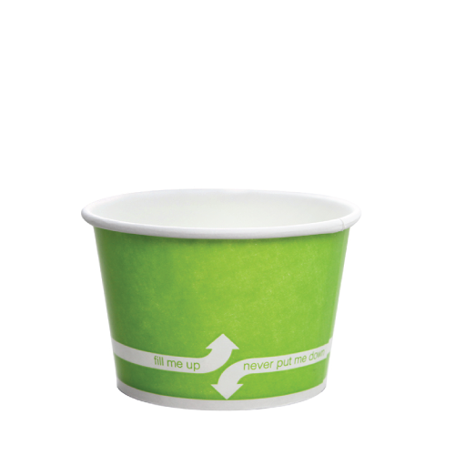 Karat 8oz Food Containers - Green (95mm) - 1,000 ct, C-KDP8 (GREEN)