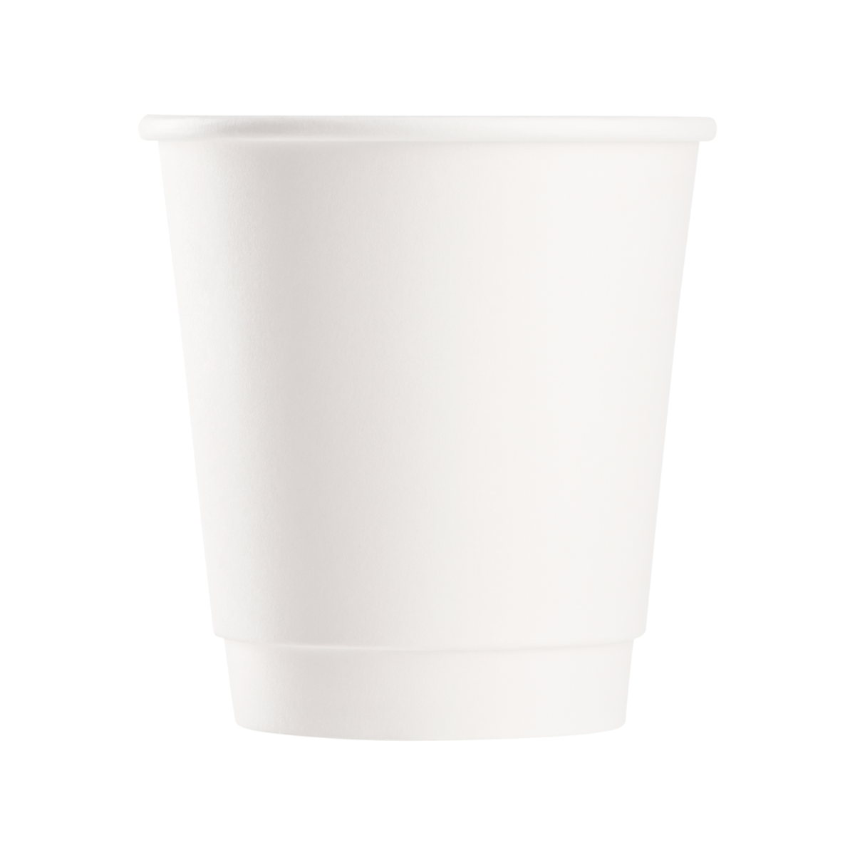 Karat 10oz Insulated Paper Hot Cups - White (90mm) - 500 ct