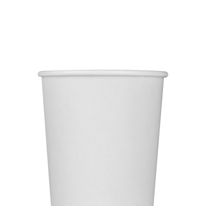 Karat 16oz Insulated Paper Hot Cups - White (90mm) - 500 ct