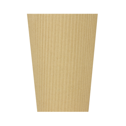 Karat 20oz Ripple Paper Hot Cups - Kraft (90mm) - 500 ct