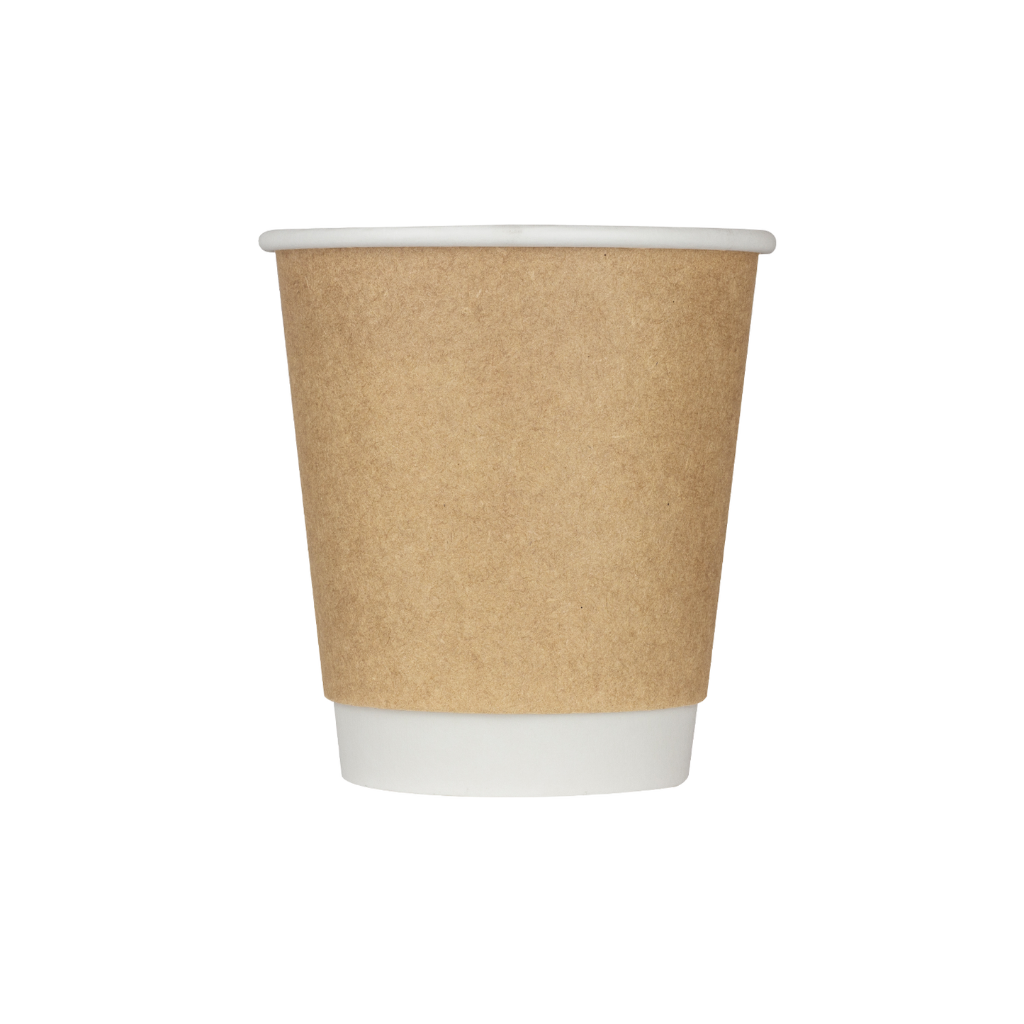 Karat 10oz Wrapped Insulated Paper Hot Cups - Kraft (90mm) - 500 ct