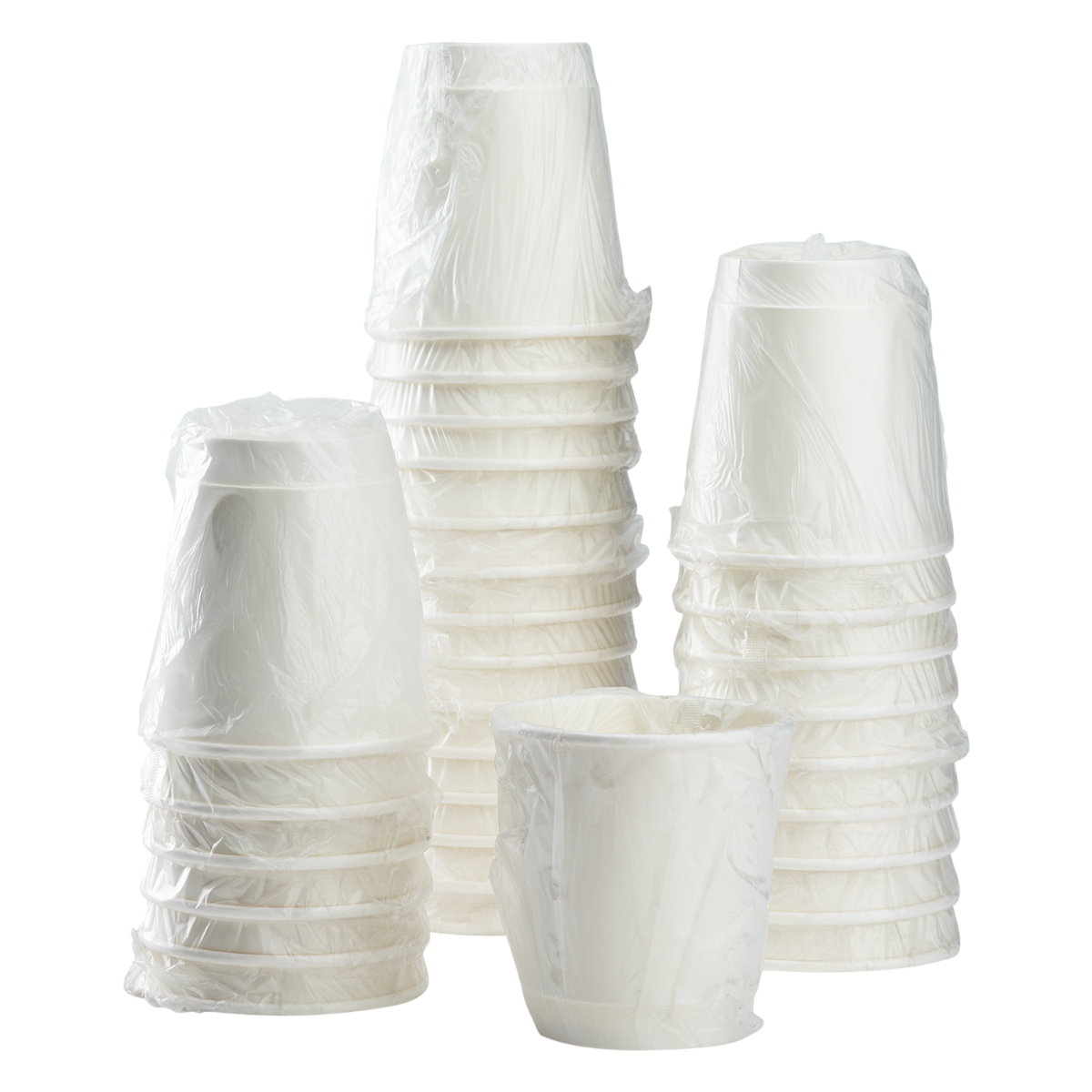 Karat 10oz Wrapped Insulated Paper Hot Cups - White (90mm) - 500 ct