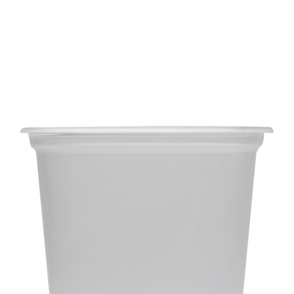 Karat 25oz PP Plastic Flat Rim Extra Wide Cold Cups (120mm) - 500 ct