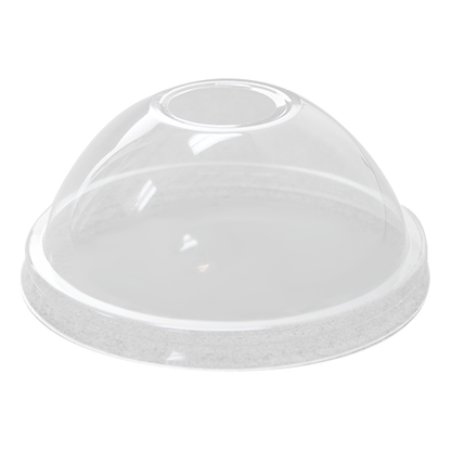 Karat 95mm PP Plastic Dome Lids - 2,000 ct