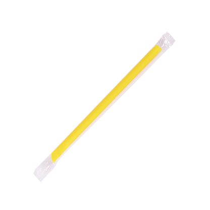 Karat 9'' Boba Straws (10mm) Poly Wrapped - Mixed Colors - 1,600 ct