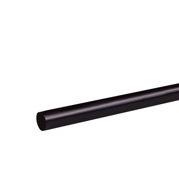 Karat 7.5'' Stir Straws (3mm) - Black - 5,000 ct, C9100 (Black)