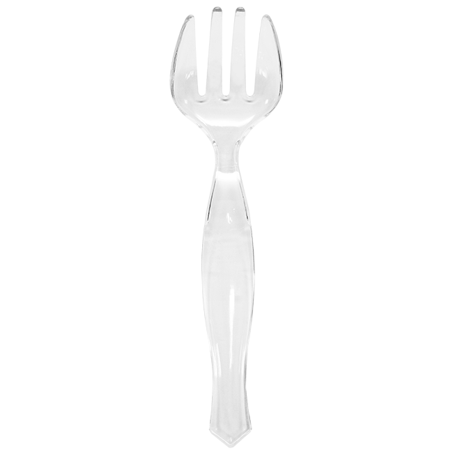 Karat 9" PS Plastic Serving Fork - 96 ct