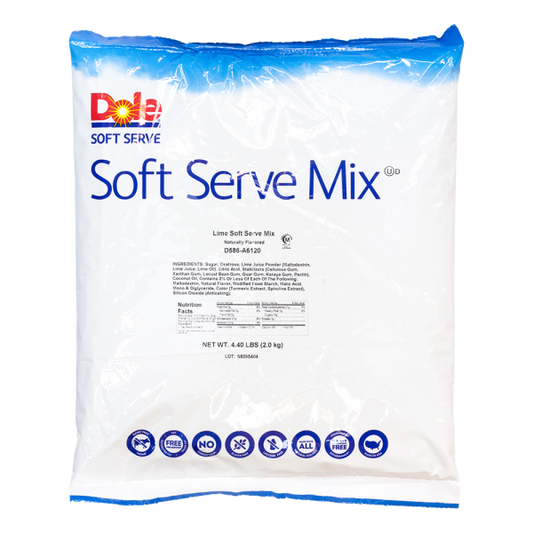 Dole Soft Serve Mix - Lime (4.4 lbs) Case Of 4