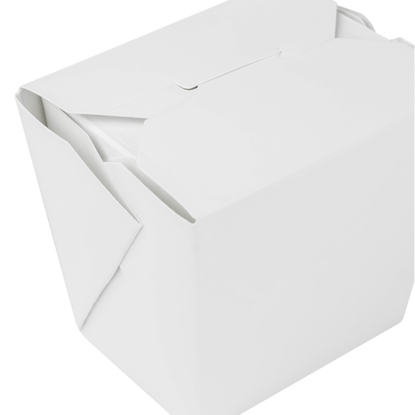 Karat 16oz Food Pail / Paper Take-out Container - White - 450 ct