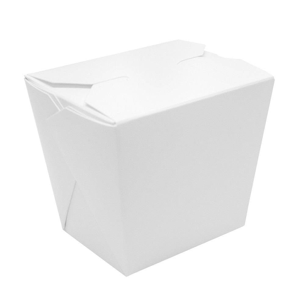 Karat 26oz Food Pail / Paper Take-out Container - White - 450 ct